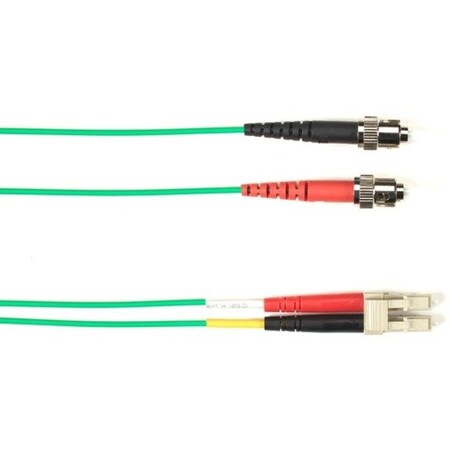 Black Box 1-M, St-Lc, 50-Micron, Multimode, Pvc,  FOCMR50-001M-STLC-GN